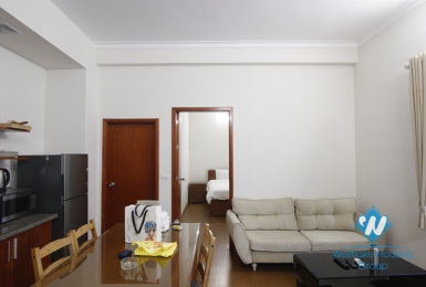 Simple apartment with small yard for rent in Ba Dinh District 